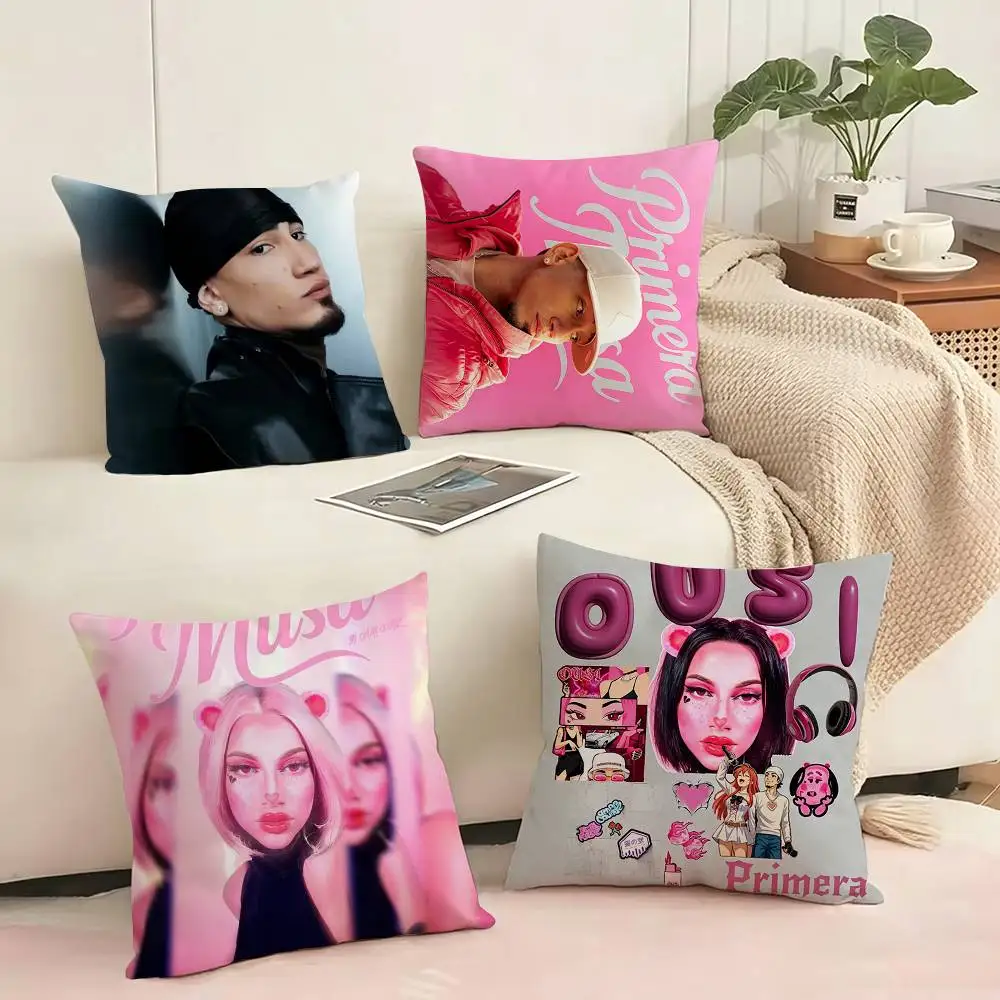 Reggaeton Trap Omar Courtz  Pillow Case Square Double-Sided Sofa Cushion Cover Bedroom Bedside Pillow Gift