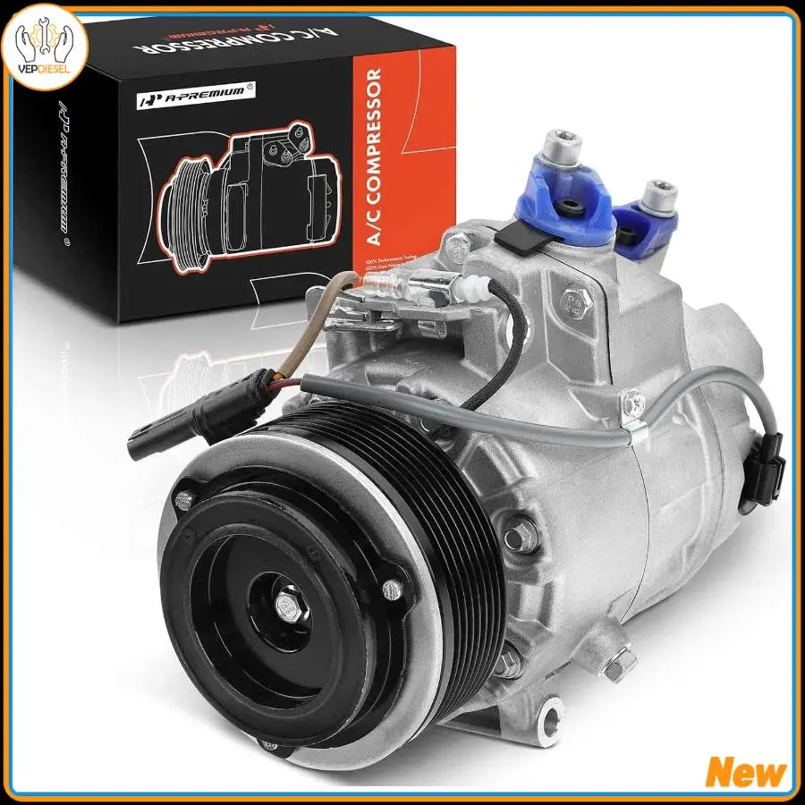 

AC Compressor 9185147 64526983398 64529195147 For BMW F01 740i F01 740Li E71 E72 X6 3.0L CSE717 Compressor Accessories