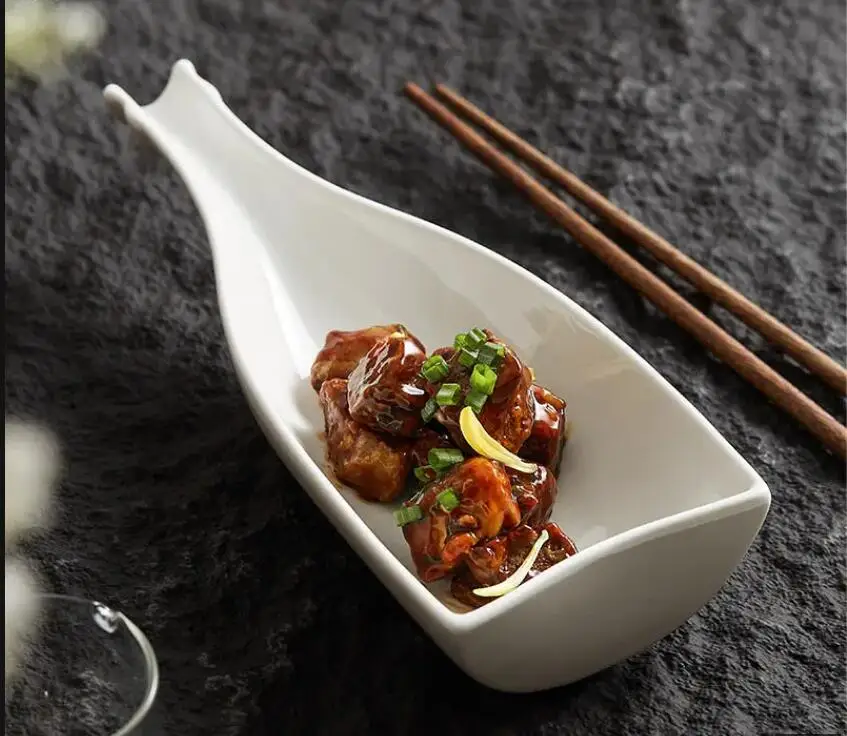 

Wine Bottle Dessert Plate Kitchen Sushi Steak Food Decoration Hotel Home Main Dish Ceramic Tableware