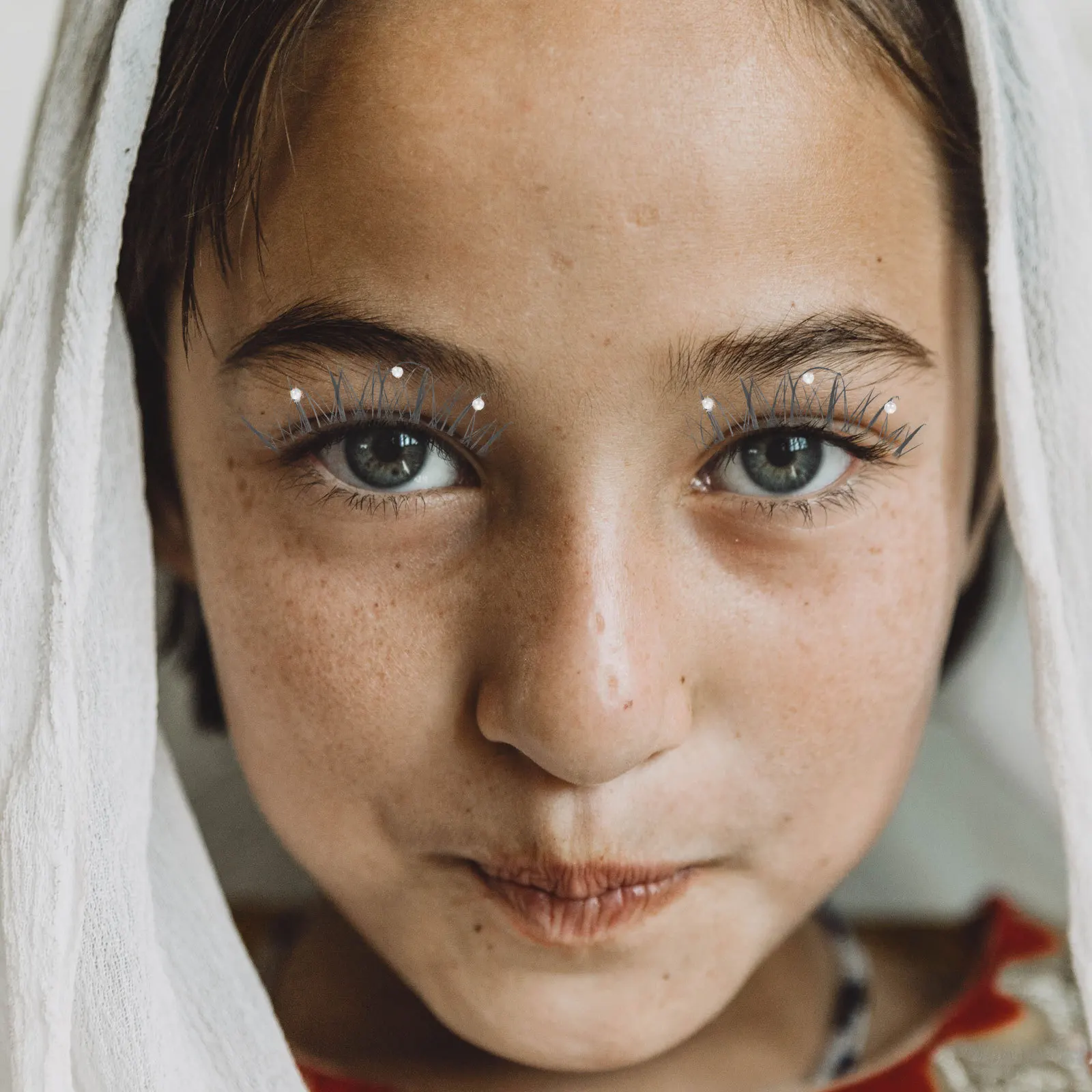 ขนตาปลอมมุกสไตล์มังงะ ดราม่า ธรรมชาติ งอนยาว สำหรับงานคอสเพลย์ ปาร์ตี้ ขนตาปลอมยาววิ้งๆ