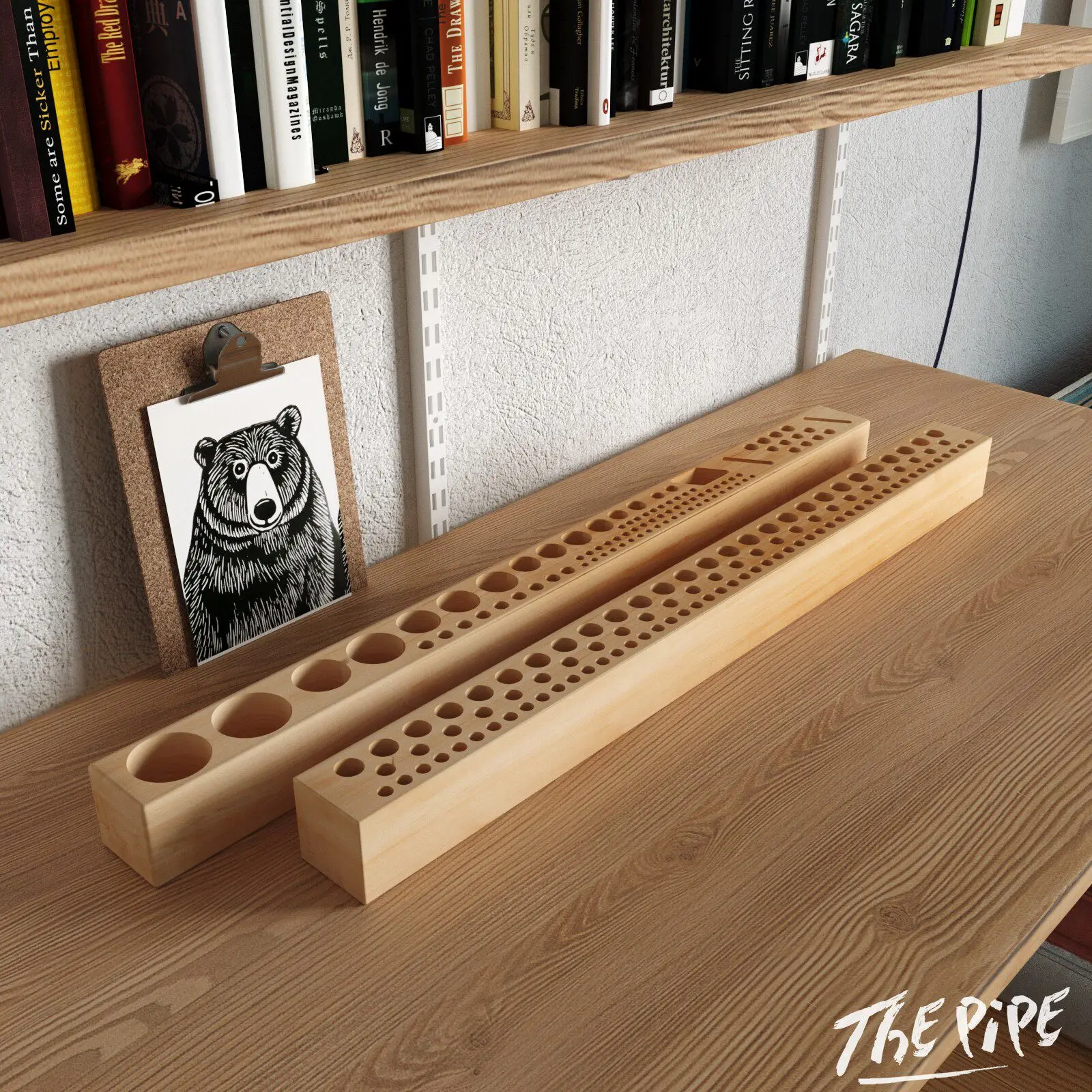 Leather carving metalworking tools Organization  Finishing board Hand woven tools Storage box Storage rack box