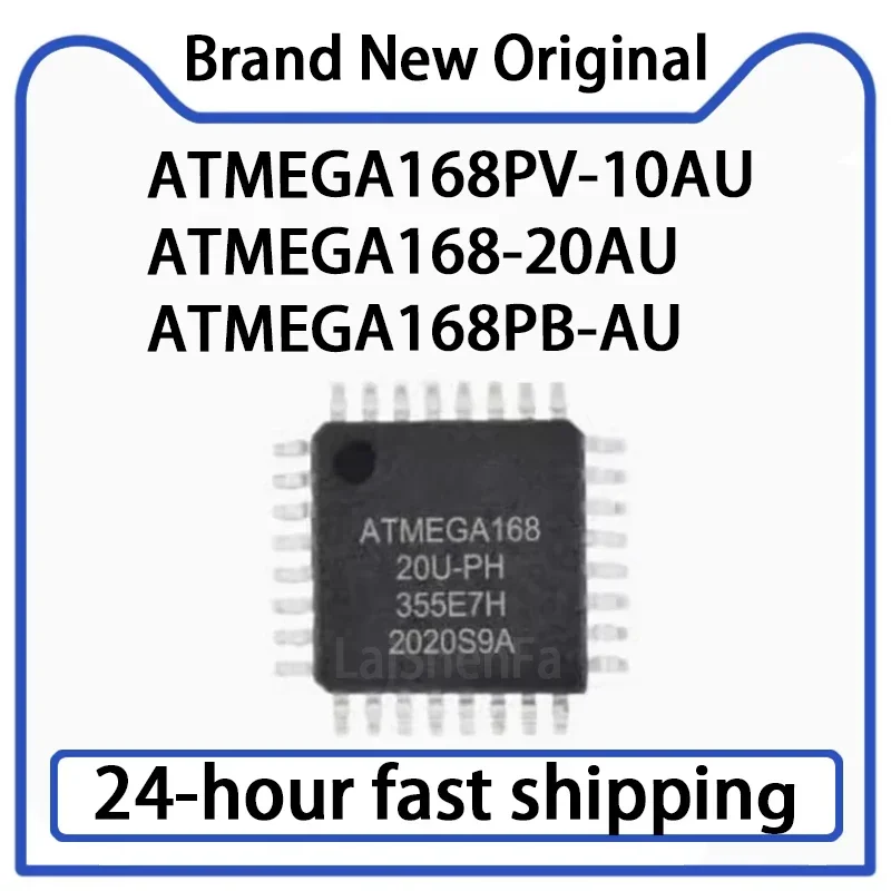 1PCS ATMEGA168PV-10AU ATMEGA168-20AU ATMEGA168PB-AU SMT TQFP-32 Microcontroller in Stock