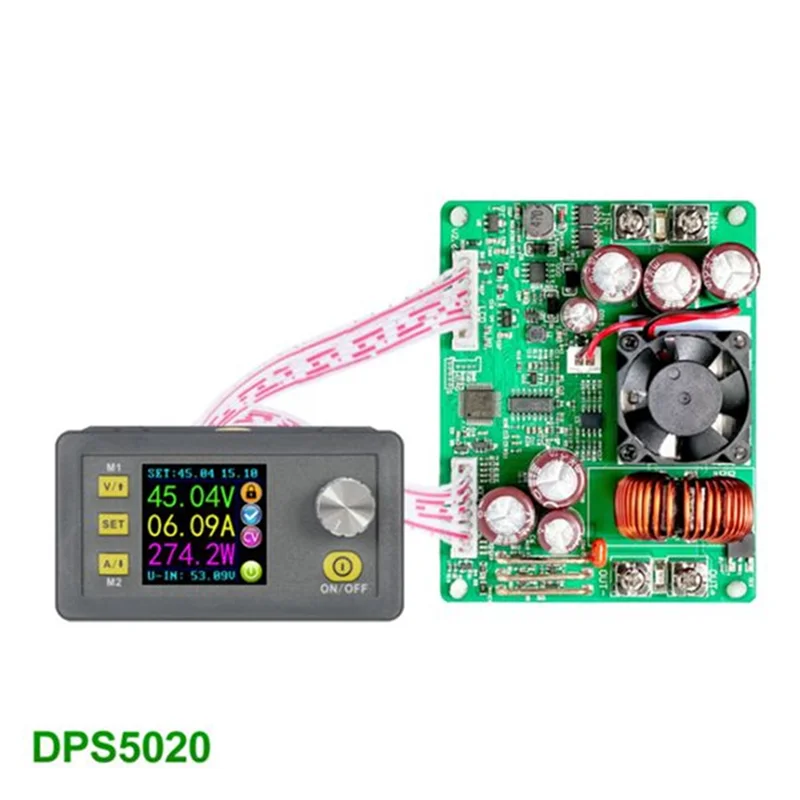 M16K-DPS5020 Adjustable 50V 20A DC-DC Step-Down Power Supply Module, NO Communication, High Efficiency Voltage Regulator