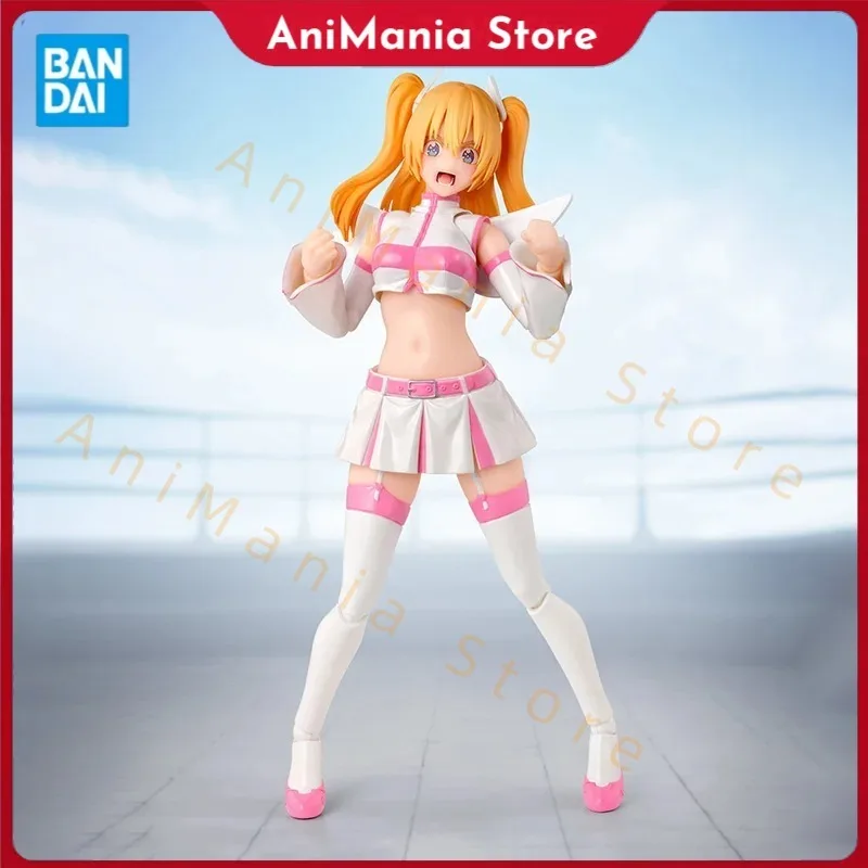 

Original Bandai S.H.Figuarts Liliel Angel Airborne Corps/Ririsa Mikari Figure Finished Model kit Anime Action Toy Gift for kids