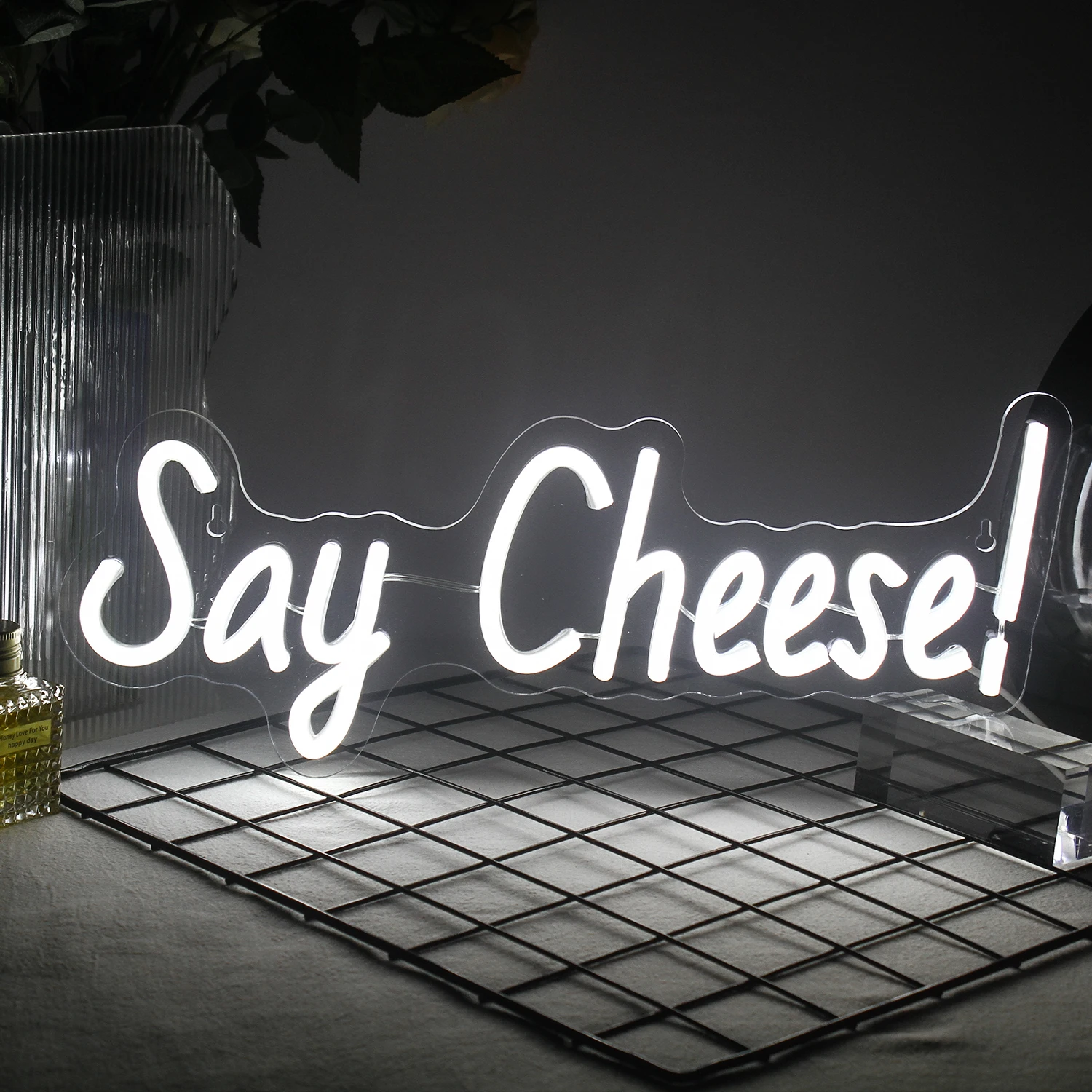 

Ineonlife Say Cheess Neon Lights LED Sign Photo Studio Photograph Shop Room Home Party Restaurant Personalised Wall Decoration