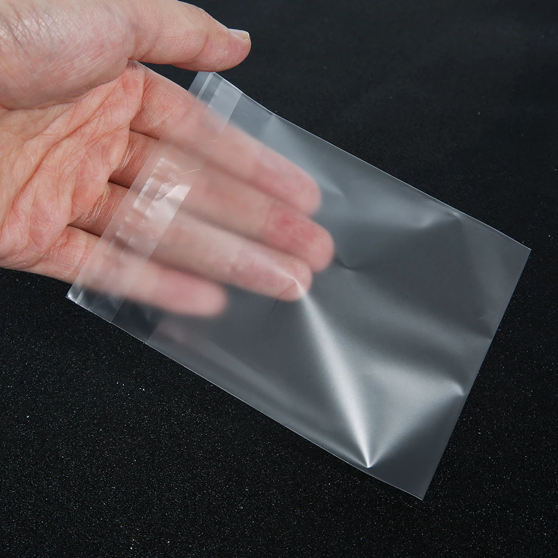 100 قطعة من أكياس البلاستيك الشفاف غير اللامع ذاتية الغلق أكياس ذاتية اللصق أكياس الحلوى كوكي علاج أكياس المخابز أكياس تغليف الهدايا للحفلات #6