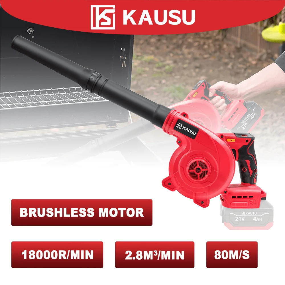

2 In 1 Brushless Air Blower Cordless Vacuum Cleaner Electric Leafs Blower Dust Snow Blowing For Makita 18V Battery(No Battery)