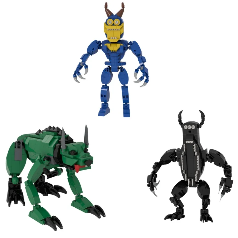 2026 جديد جارتن أوف بانبان 9 الفصل الأحمر الأخضر مزيج الوحش الأخضر الكلب الأسود الماشية اللبنات عيد الميلاد اللعب هدايا عيد الميلاد للأطفال #1