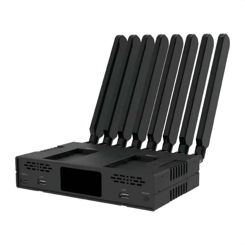 Aggregate router, multi-card outdoor live broadcast 10 networks, broadband overlay event, concert mountain network supply