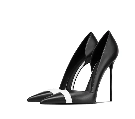 

Classic and versatile black pointed thin heel high-heeled shoes for women, new high-end and non tiring foot matching skirt