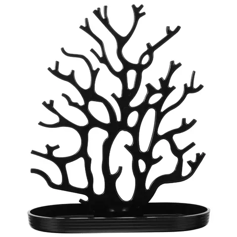 Soporte para presentación de joyería de Coral, árbol, pendiente, collar, pulsera, soporte, estante de almacenamiento ganizer para baño, tienda minorista, accesorio