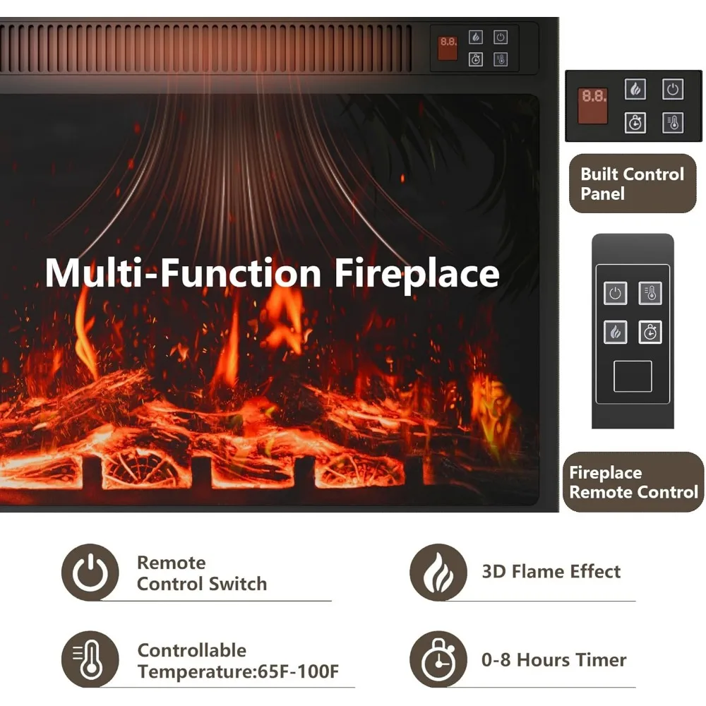 린넨 핀치 플리츠 커튼 72인치 (거실, 침실용) - 크림색 반암막, 보헤미안 스타일, 중립 색조