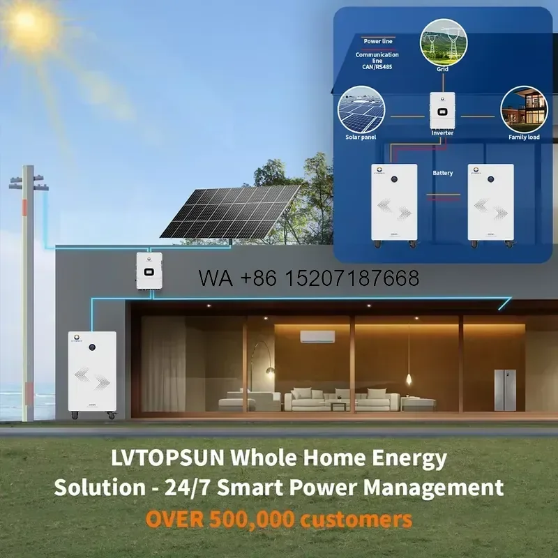 Wmwmnu for Wmwmnu 16kWh 51.2V 314Ah LiFePO4 Split Battery Pack for Hybrid Grid Home Solar Backup with CAN Protocol IP65 Rated