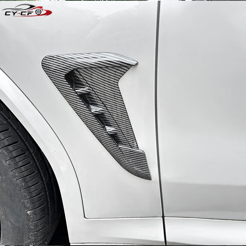 For BMW X3 G01 X4 G02 M Sport 2018 2019 2020 2021-2023+ Front Fender Side Air Vent Cover Trim Mudguard Fender Outlet Decorative