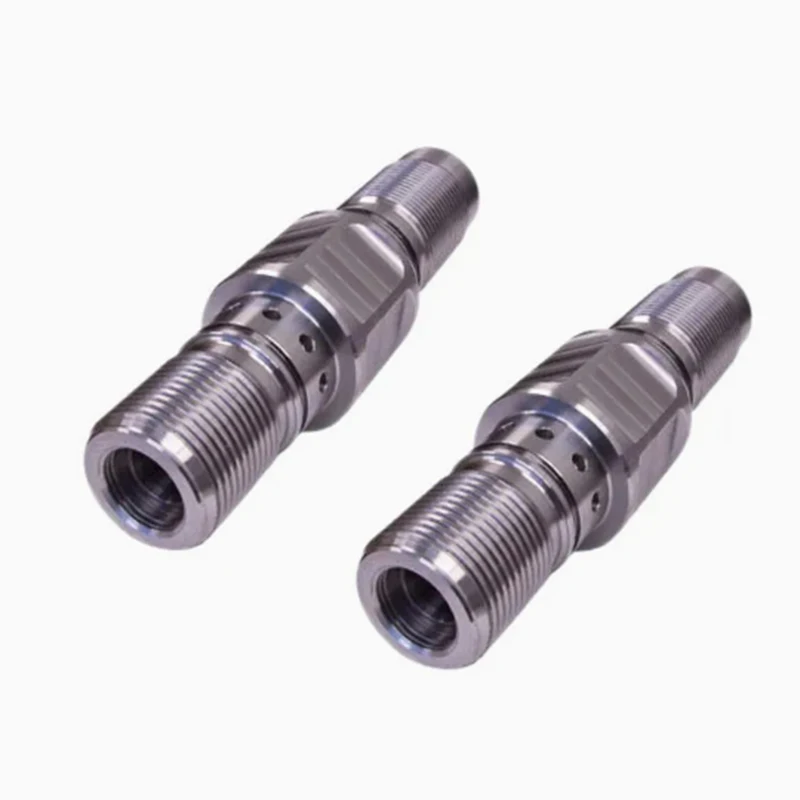 

Custom Metal Products and Parts of OEM and ODM Factory Stainless Steel Multi-threaded Pipeline Joint