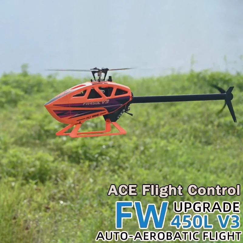 FLYWING FW450L ACE RC Helicopter Smart Acro  Helicopter with ACE Flight Control ATT mode 3D Fly 3D stunt 25min
