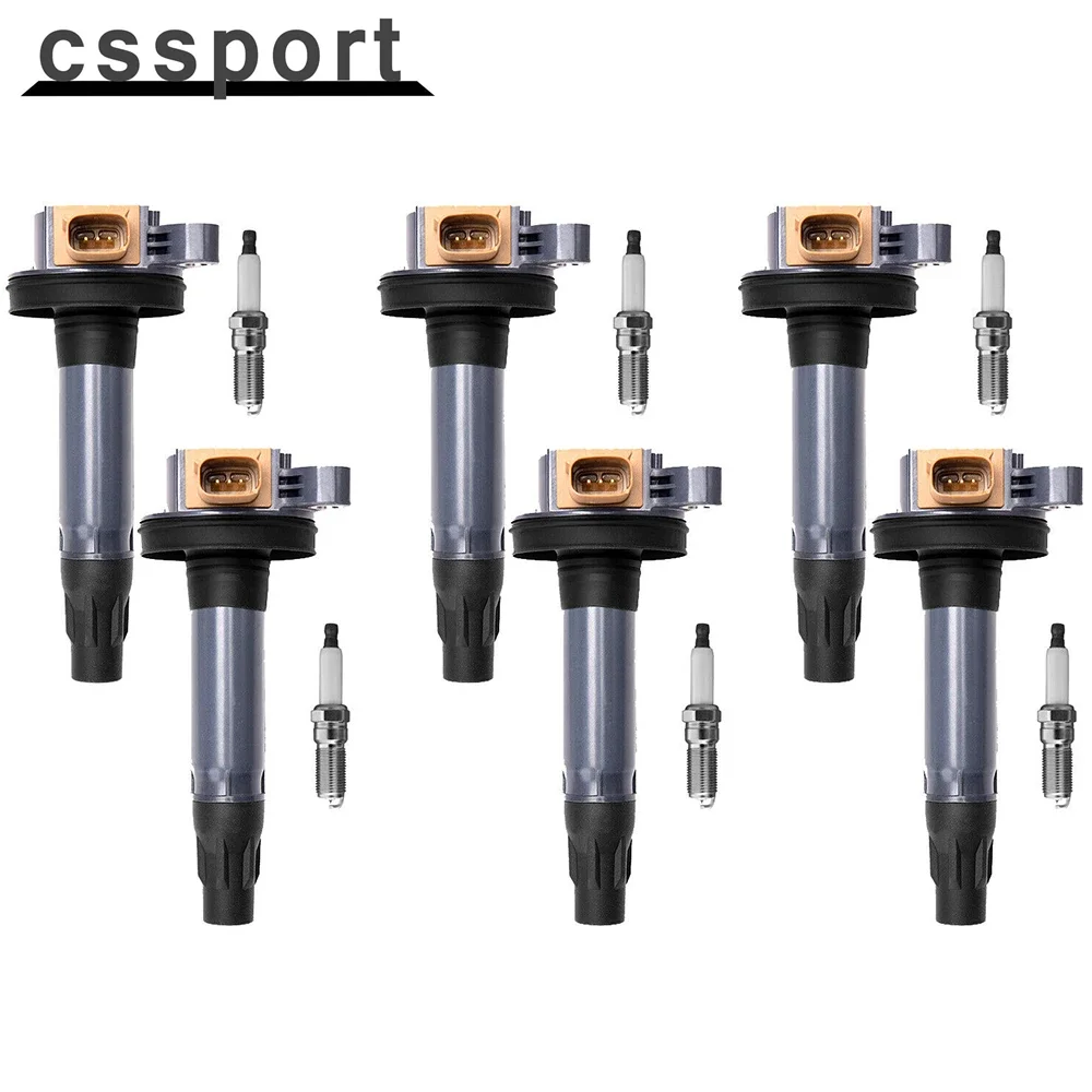 

UF646 DG549 IC749 2505-484814 BL3Z-12029-C E1146 6*Ignition Coil Spark Plug Pack for Ford Police F-150 Transit Ecoboost 3.5L V6