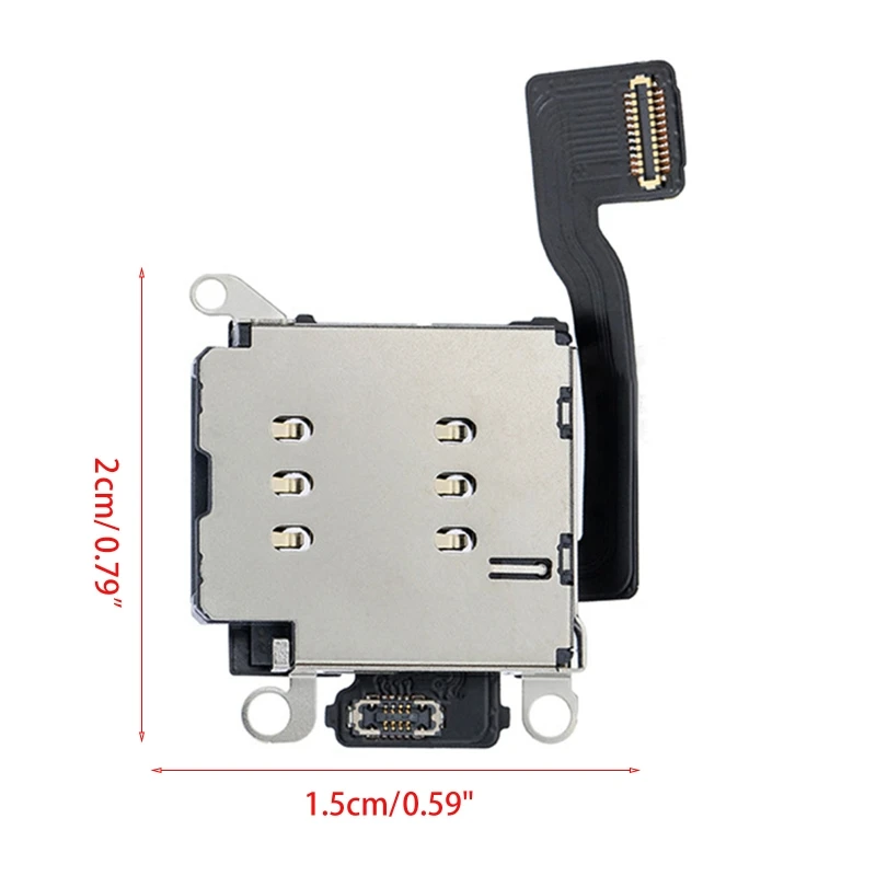 2024 New Dual Sim Card Connector for iphone 13/13 Pro/13 Pro Max for Repairing, Replacing