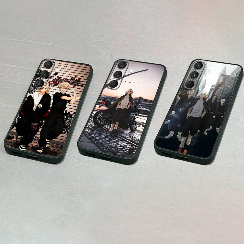 

Anime T-Tokyo Revengers Phone Case For Samsung S25,S24,S23,S22,S21,S20,S10,Ultra,Plus,Lite,FE,Soft Silicone Black Cover