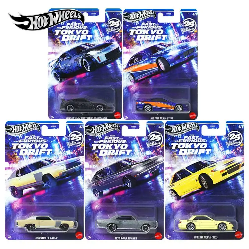 Mattel Hot Wheels Fast & Furious M HNR88 Silver Series Tokyo Drift