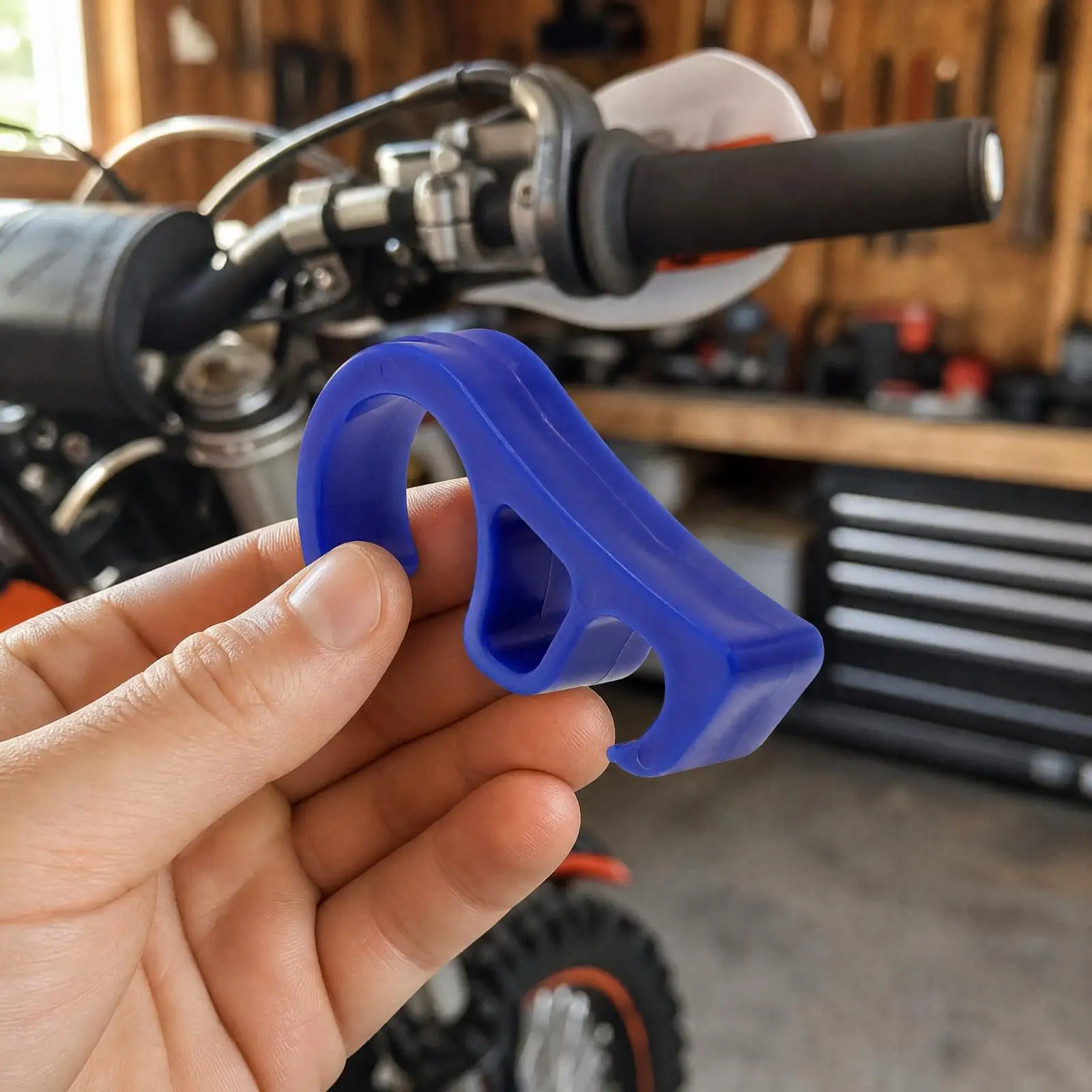 Motorcycle Brake Lever Hook PP Parking Lock for Dirt Bike Garage Storage Transport Ready Lightweight Tool