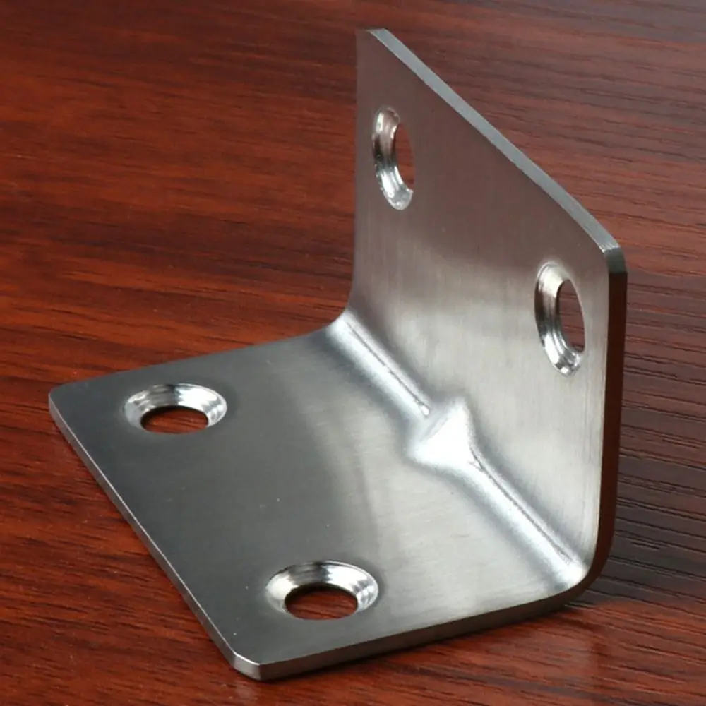 Reinforcement Stainless Steel Angle Corner Code L Shape Thicken Extended Brackets Stand 90 Degree Furniture Hardware