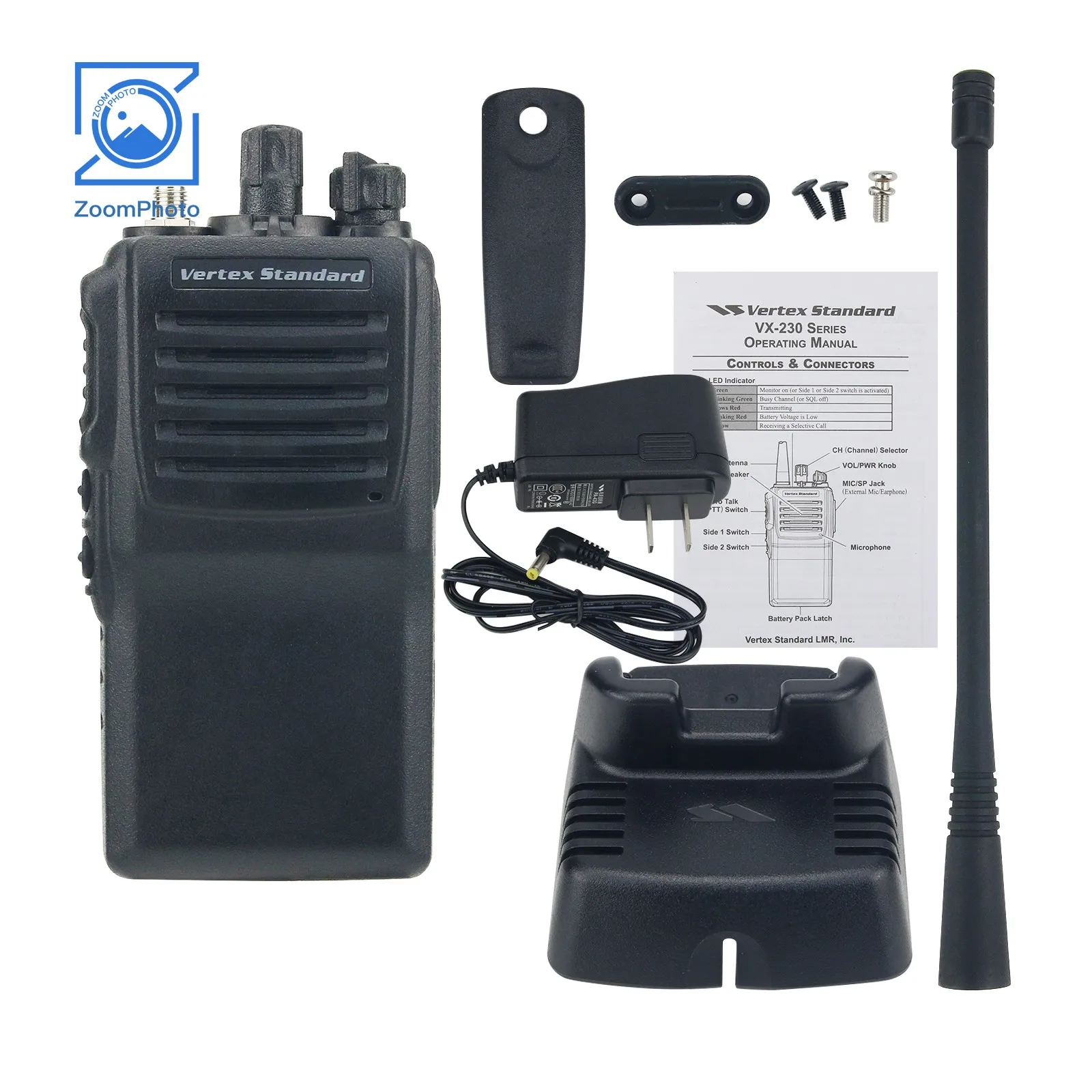 VX-231 UHF 라디오 오리지널 워키토키, 버텍스 표준용 핸드헬드 트랜시버, 400-470MHz, 136-174MHz, 5W, 10km