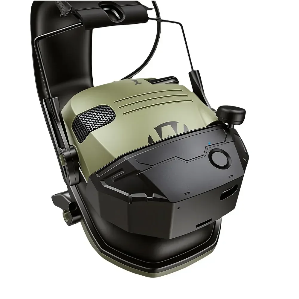 Professionelles Headset mit Geräuschunterdrückung und kabellosem Bluetooth, taktischer aktiver Gehörschutz gegen Lärm beim Schießen. – Detail 23