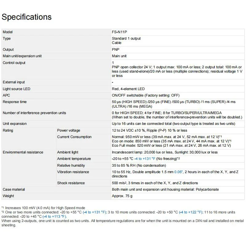 FS-N11P جديد الأصلي KEYENCE PNP كابل نوع مضخم الألياف الضوئية الرقمي #2