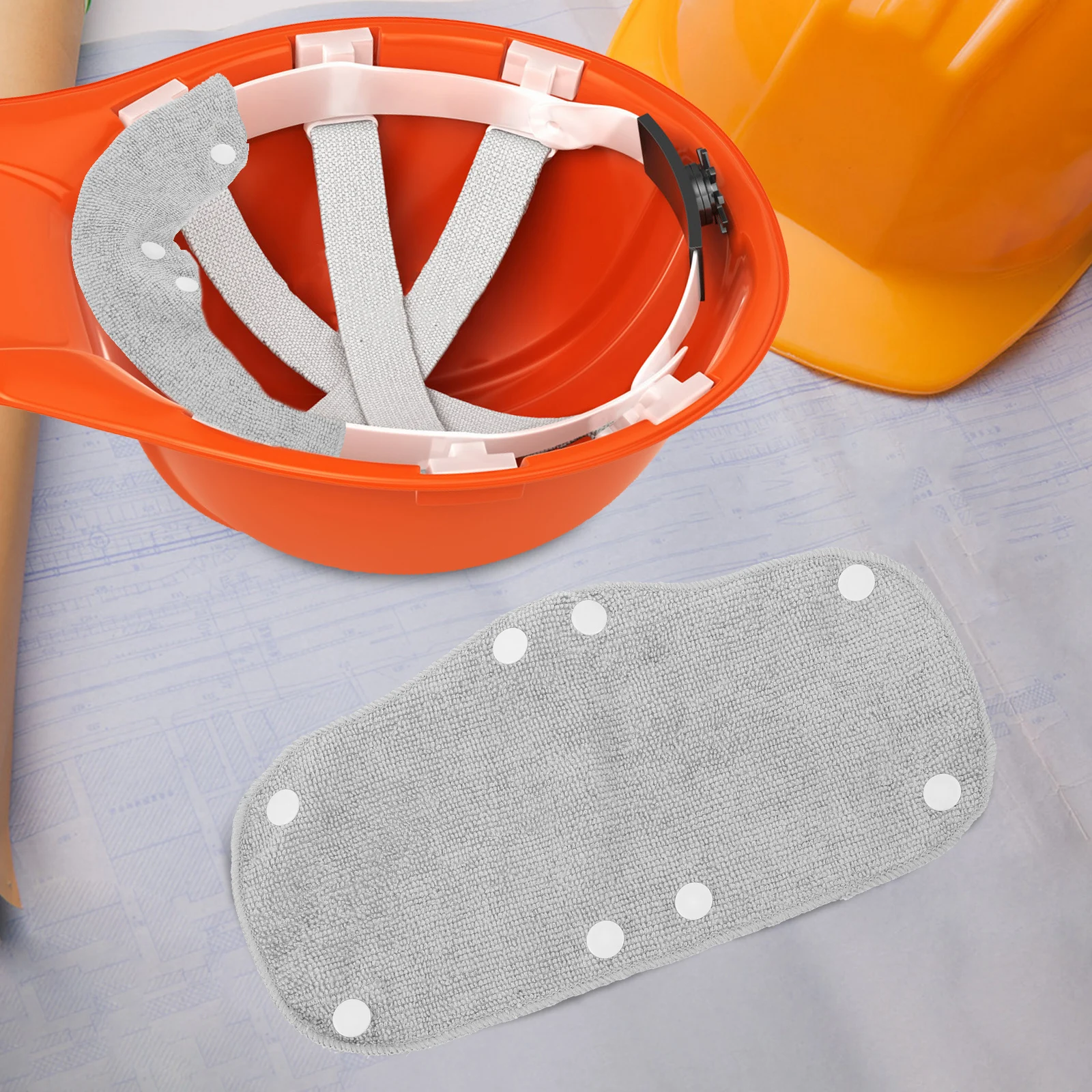 

4 Pcs Sweatband Industrial Hard Hat Accessories Liner Headbands Hardhat Fabric Hardhats Management Accessory for Safety
