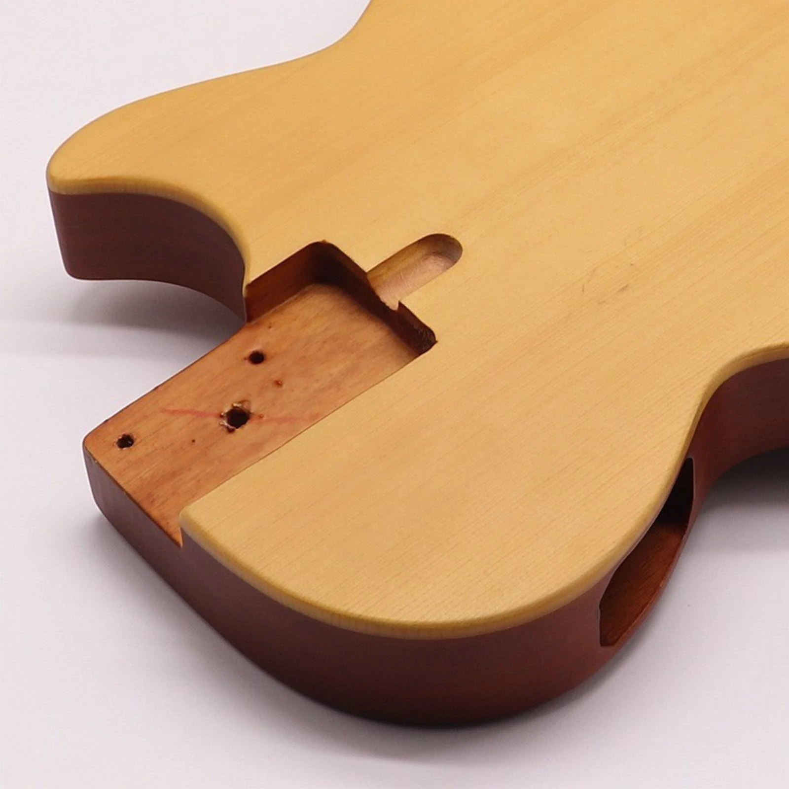 Guitar Body Blank Customizable Guitar Body with Cutaway Natural Tonal Acoustic Resonance Standard Size for Luthiers, Luthiery