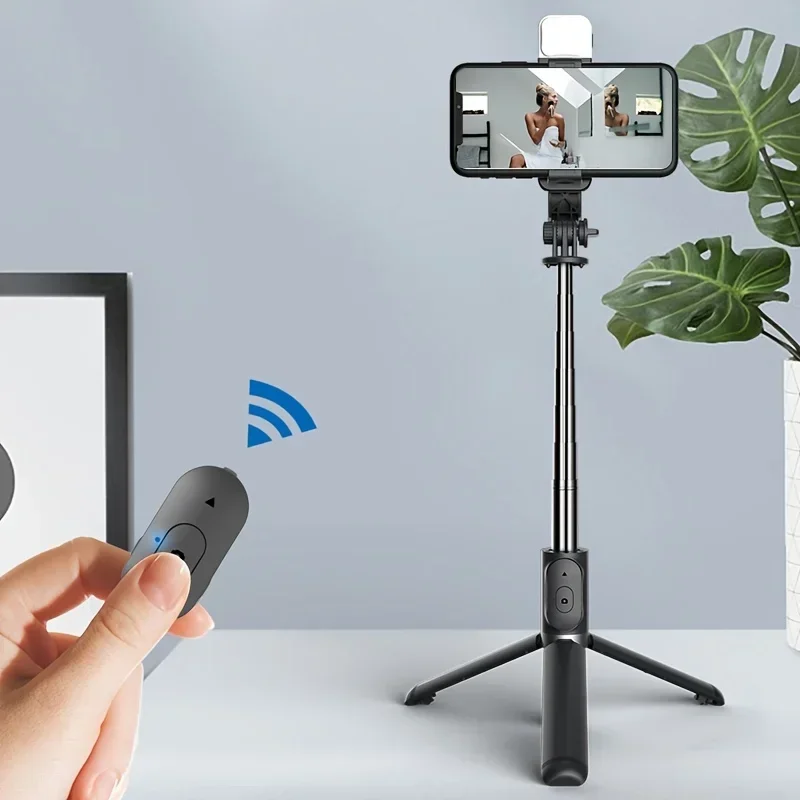 Expandable Tripod With Wireless Remote Control, Suitable For Horizontal And Vertical Desktop Lazy Phone Holder