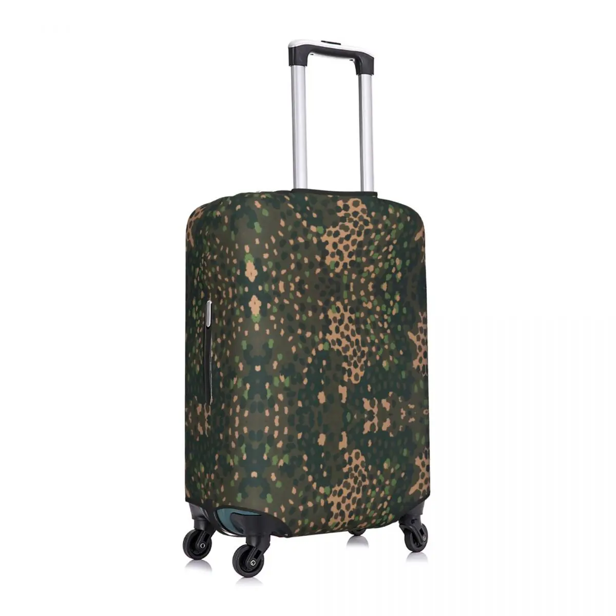 Custom Pea Dot Camo Camouflage Luggage Cover Protector Funny Multicam Military Travel Suitcase Covers for 18-32 Inch