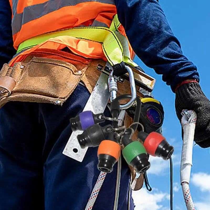 Keychain Screwdriver Bit Holder Quick-Release Hex Shank Bit Holder Aluminum Alloy Handheld Bit Holder For Carpenters Handmade