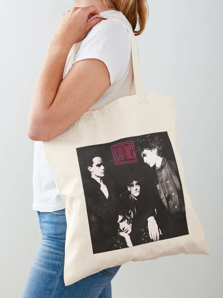 الفرقة Caifanes شعار الموسيقى المشارك حمل حقيبة حمل حقيبة مخصصة حمل الحقائب الجمالية حقيبة قماش أكياس البقالة قابلة لإعادة الاستخدام #1