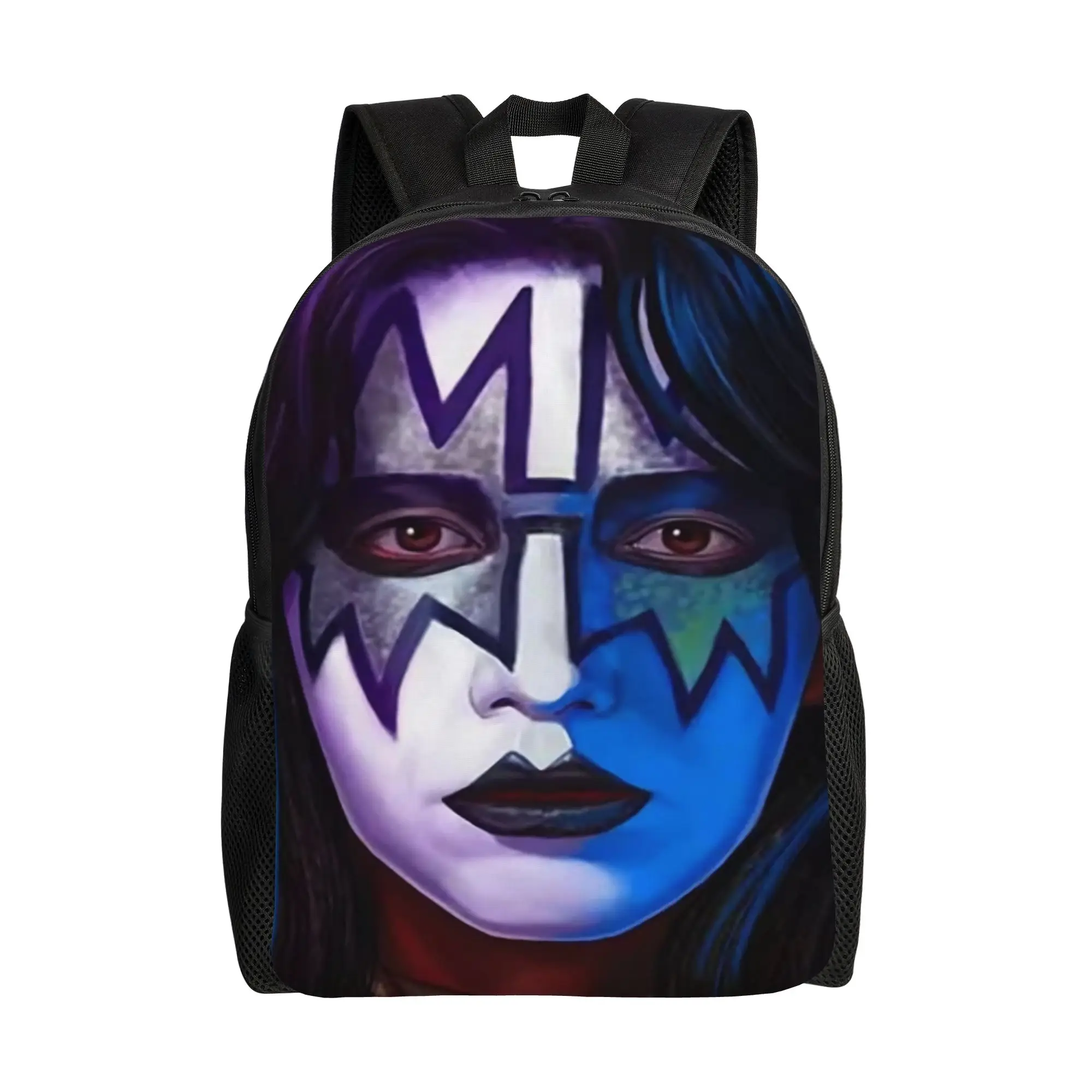 

Винтаж! Рюкзак Ace Frehley, молодежные рюкзаки с узорами, милые школьные сумки из полиэстера, дорожные рюкзаки на заказ