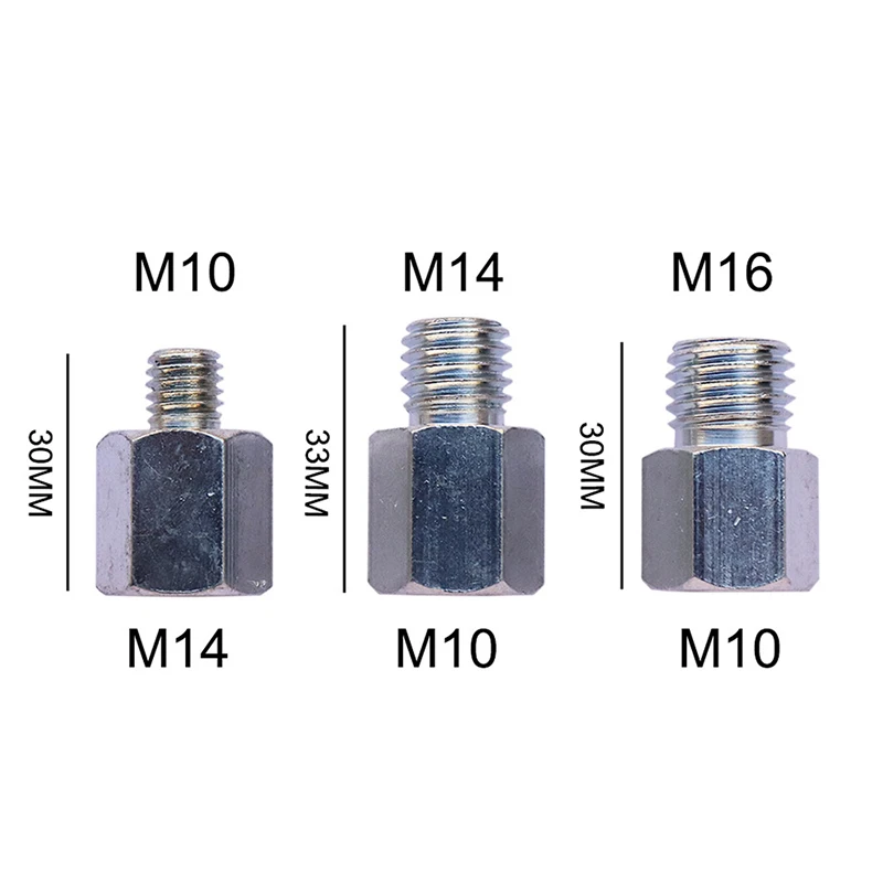 Adaptador de diferentes hilos para amoladora angular, brocas de núcleo de diamante de M14 a M10 o M14 a 5/8, 11 o 5/8, a M14