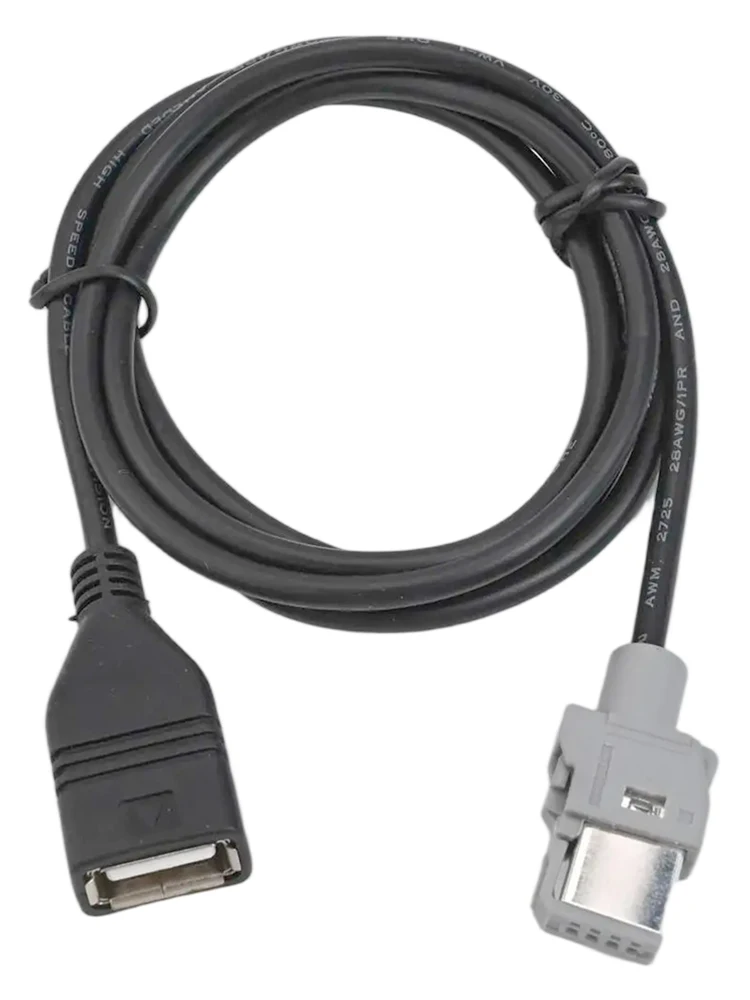 4Pin USB Cable Car USB Adapter Non-deformed Wire Practical Reliable Product Host Installation Location Car Audio Connection
