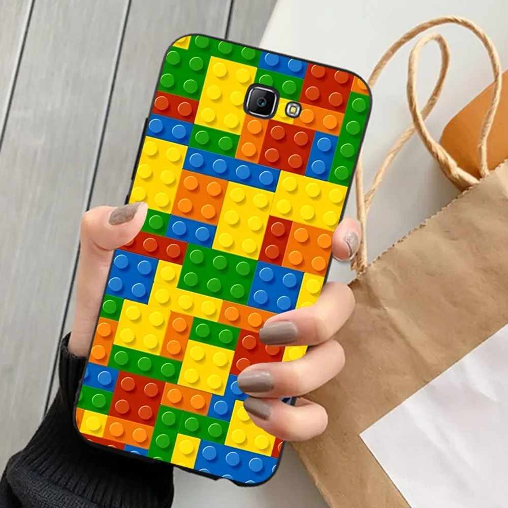 Giocattolo Building Blocks custodia colorata per bambini carina per Samsung J 7 plus 7core J7 neo J6 plus prime J6 J4 J5 Cover Mobile