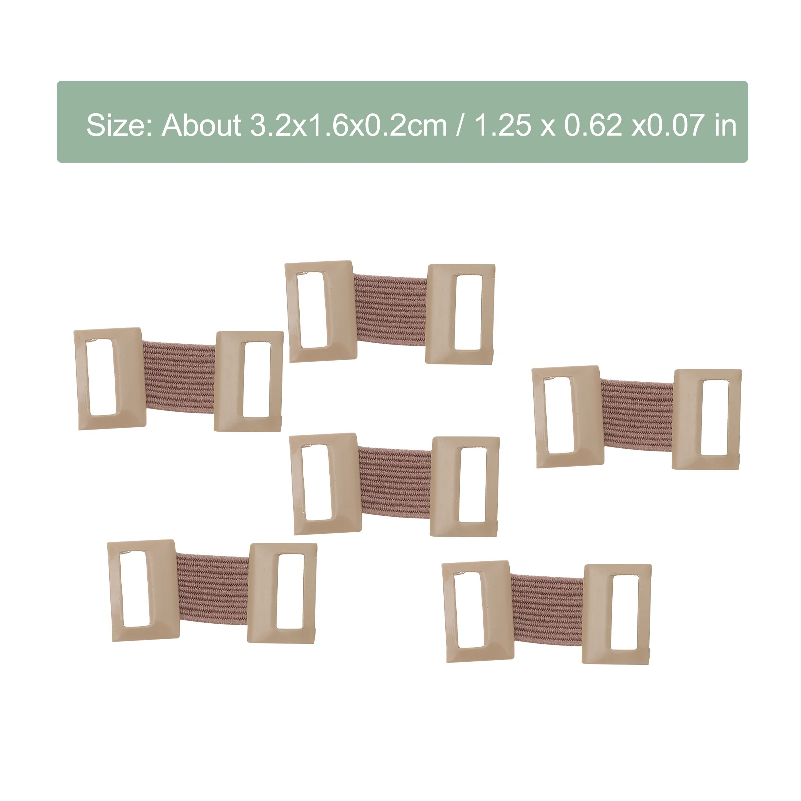 Clips artificiel astiques en Métal pour Divers Types de Bandages, Fermoirs Commandés, réinitialisation Extensible, réinitialisation pour Envelopper le Corps, 50 Pièces