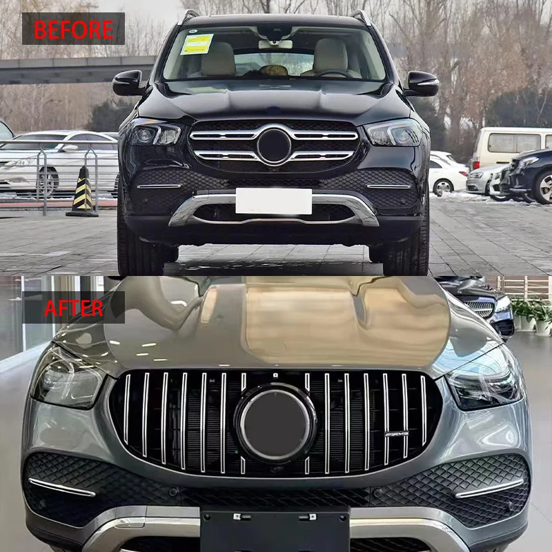 

For 2020-2023 Mercedes-Benz GLE W167 Sport Version GT Vertical Grille Replacement