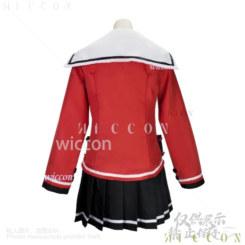 애니메이션 샬롯 코스프레 토모리 나오 의상 JK 교복 일본 Jirai Kei Girls Bunches 가발 Loli Lolita Kawaii Cu Dress-u