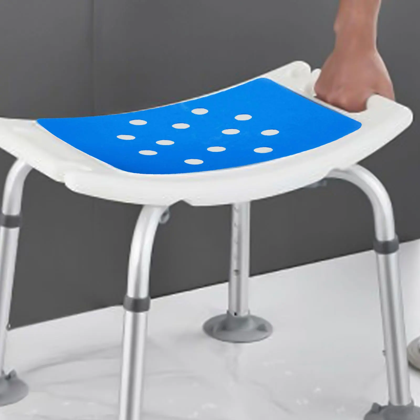 

Коврик для ванной для пожилых людей Коврик для купания из ЭВА Удобная подкладка Амортизирующая поддержка Дренажные отверстия Простая установка Помощь