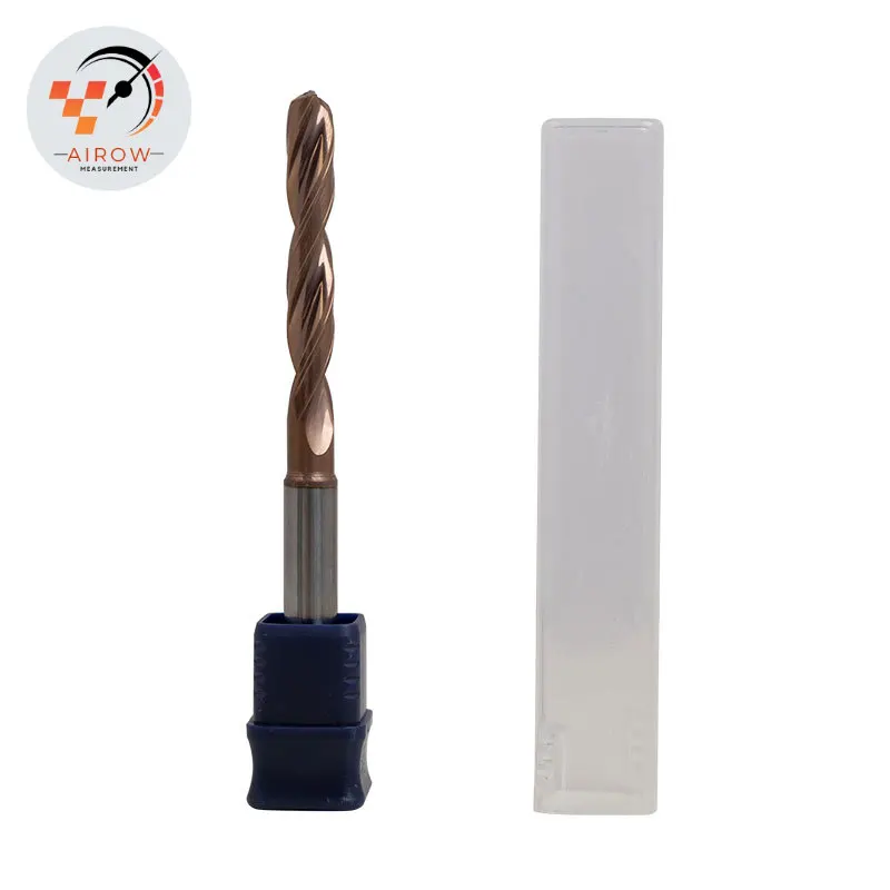 AIROW Double-edged Belt Internal Cold Carbide Drill Tungsten Carbide Twist Drill Bit