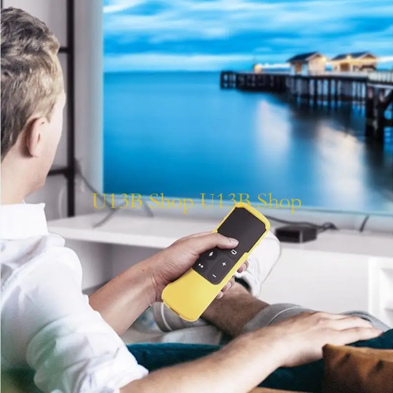 U13B واقي لقشرة التلفزيون 4 مقاوم للصدمات ومضاد للانزلاق وقابل للغسل ومضاد للغبار غطاء من السيليكون مقاوم للصدمات #5