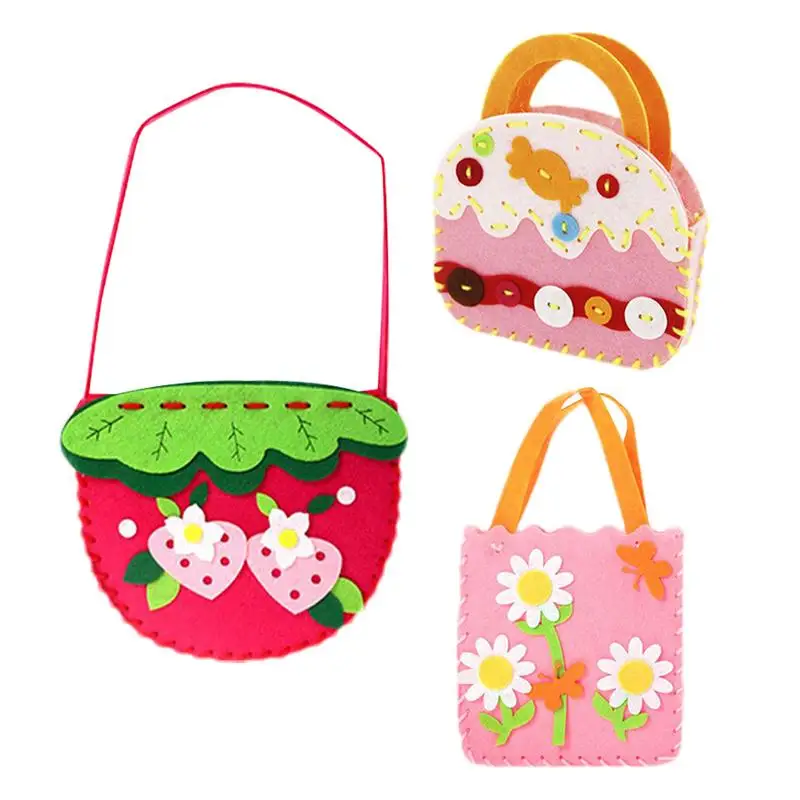 

Kids Sewing Bag Kit Beginner's Handbag Purse Sewing Projects Fun Sewing Bag Kit Handbags Learn To Sew Bag Purse For Girls