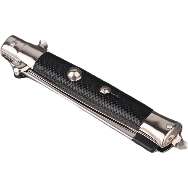 Portable Travel Large Back Head Butterfly Pocket Automatic Jump Comb Folding Comb Spring Comb American Oil Head Comb image 6