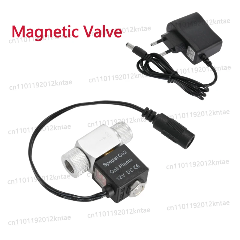 Elektrisches Niedertemperatur-Magnetventil Aquarium-Magnetventil CO2-Systemregler Aquariumzubehör für Fischbecken DC12V