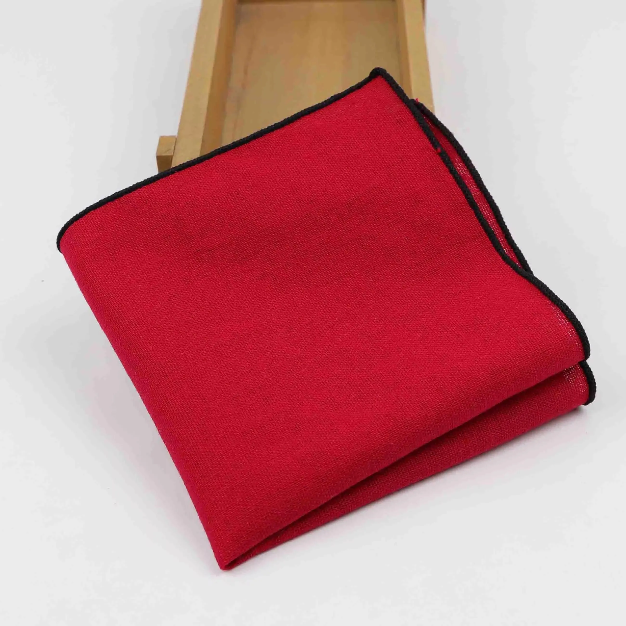 Men's Solid Cotton Handkerchiefs Pocket Square