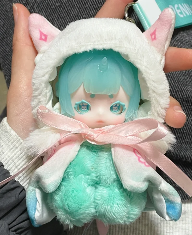 صندوق Pan's الأصلي An Tu Palm Heart Little Bao Series PVC صندوق أعمى دمية عصرية لتزيين الشكل هدية فتاة